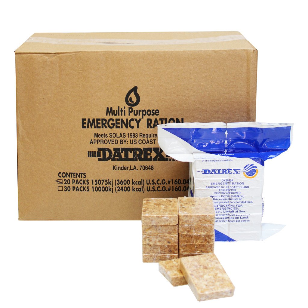 Datrex 3600 Calorie Emergency Food Ration Case of 10