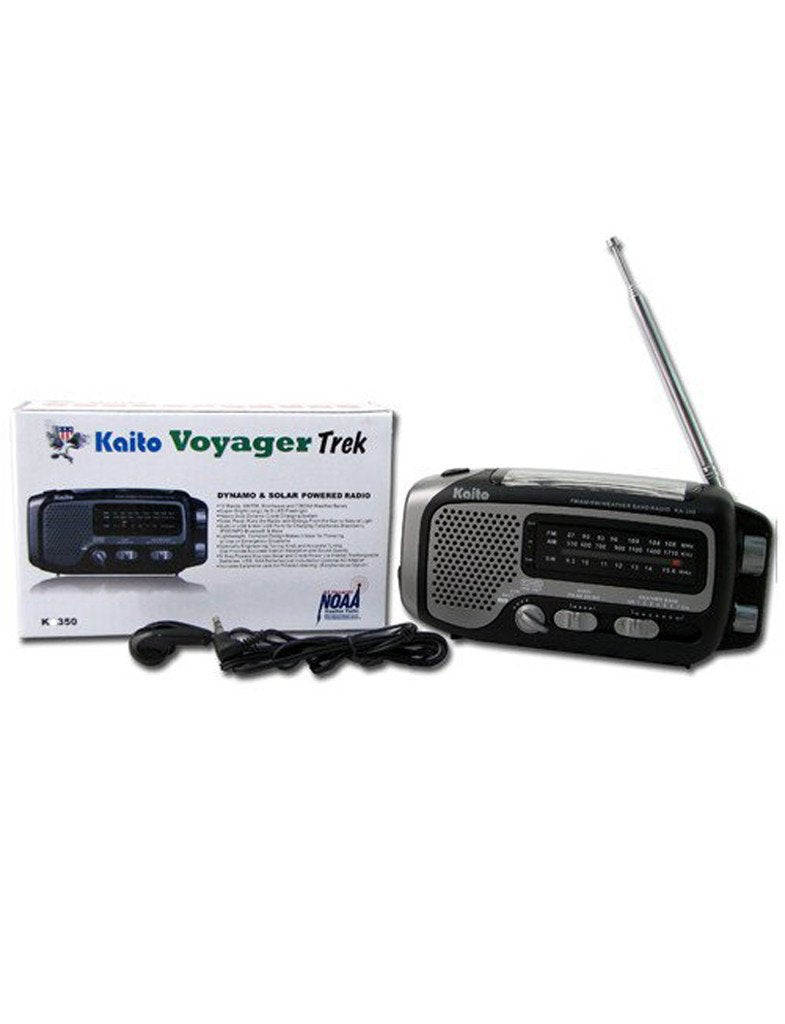 Kaito Solar Dynamo Voyager Trek Radio Flashlight