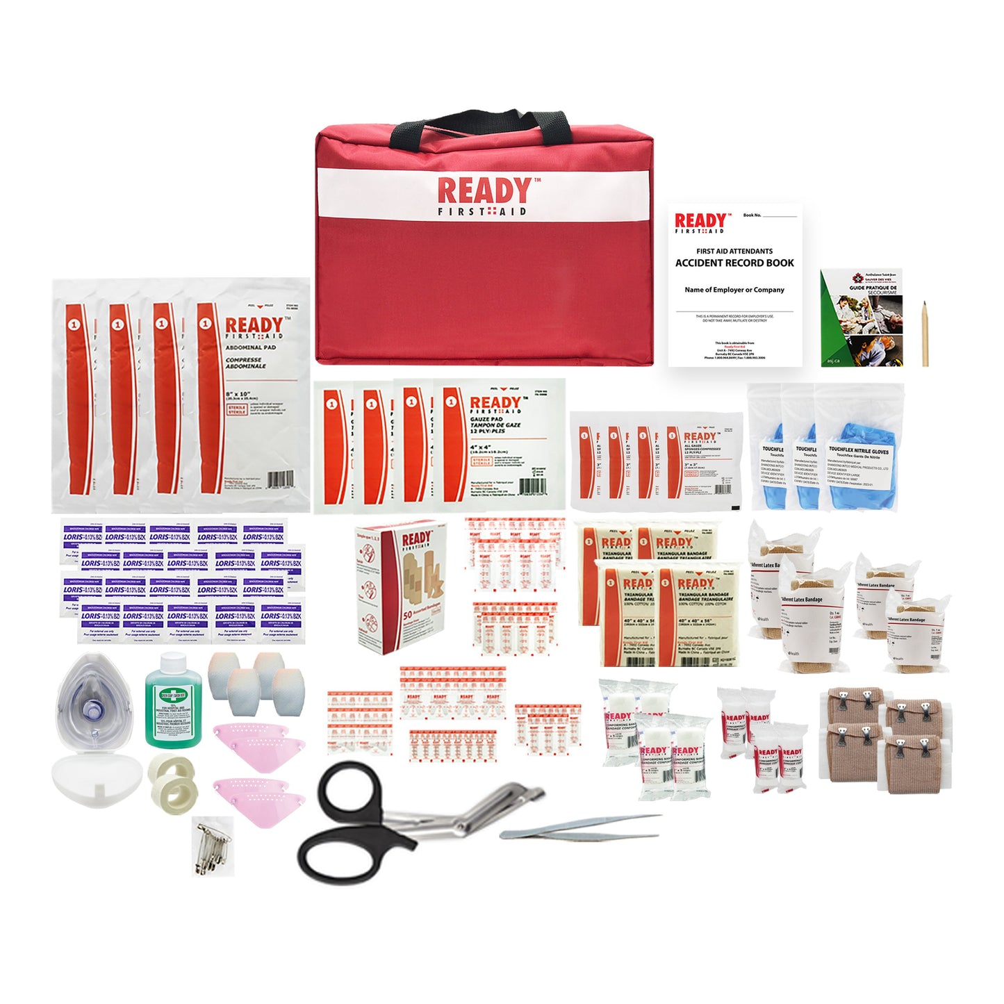 Saskatchewan 10 - 40 Employees First Aid Kit Minimum Requirements