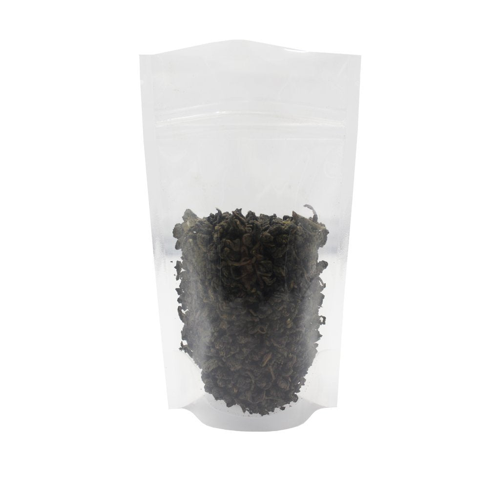 2 oz Double Sided Clear 5.0 Mil Stand Up Barrier Pouch - 16.5cm x 10.0cm x 2.6cm (6.50 in x 3.94 in x 1.02 in)