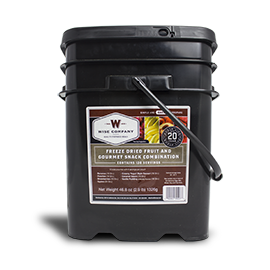 Wise 120 Serving Fruit Bucket Combo