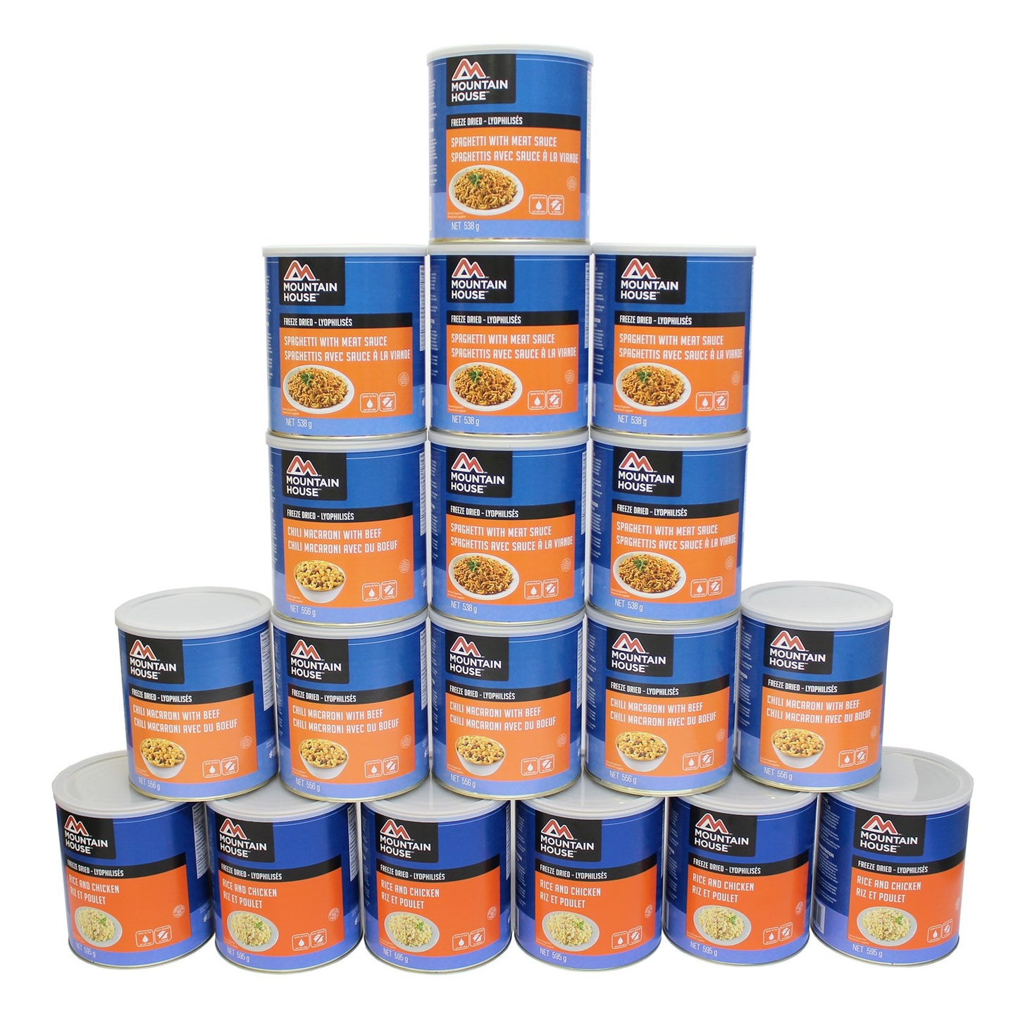 180 Serving Lunch and Entree Package - 18 cans (Mountain House®) #10 Can