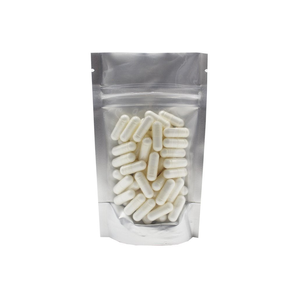 1 oz One Side Clear 5.0 Mil Stand Up Barrier Pouch - 13.0cm x 8.0cm x 5.0cm (5.12 in x 3.15 in x 1.97 in)
