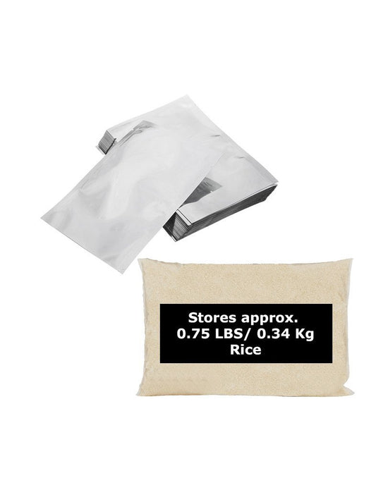 1 Quart Mylar Bag (Without Ziplock) - 5.0 Mil: 15.24cm x 25.40cm (6 inches x 10 inches)1 Quart Mylar Bag (Without Ziplock) Case of 100 - 5.0 Mil: 15.24cm x 25.40cm (6 inches x 10 inches)