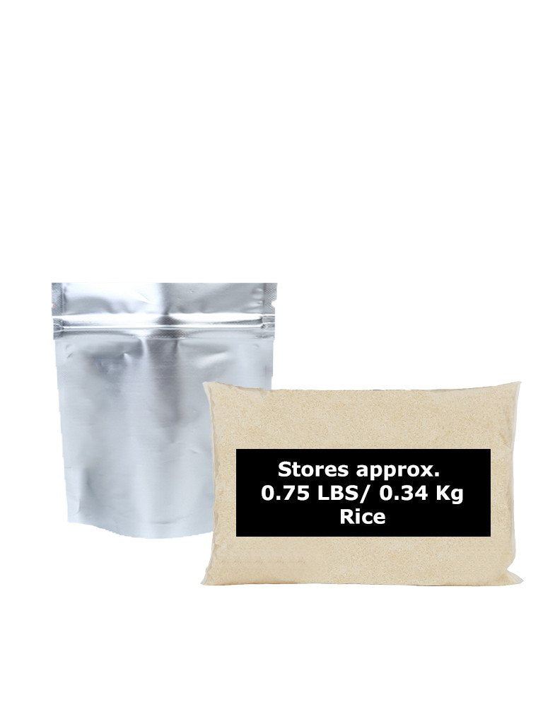 1 Quart Mylar Bag with Ziplock- 5.0 Mil: 15.24cm x 20.32cm x 0.8cm (6 inches x 8 inches x 2 inches)