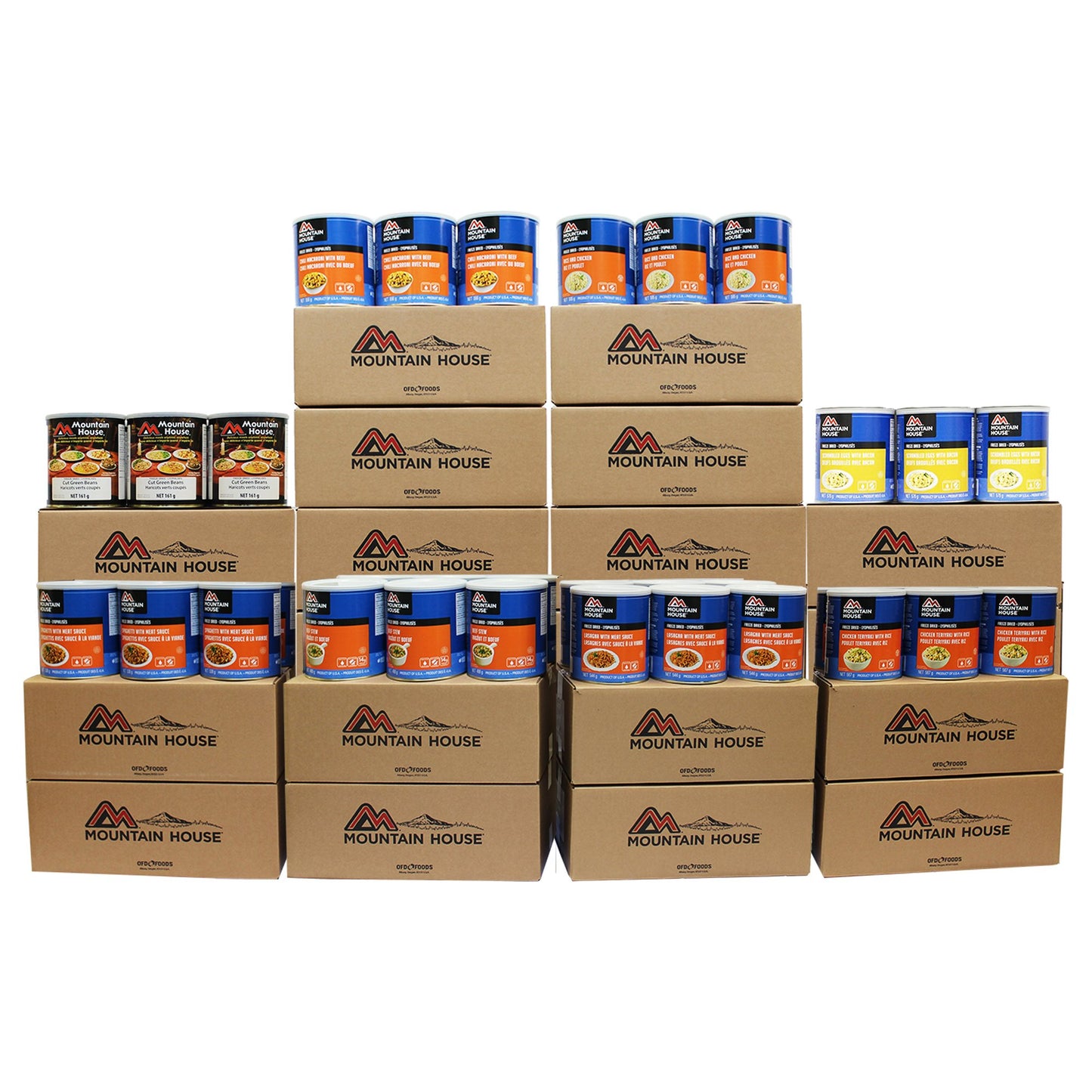 2172 Serving Breakfast, Lunch and Entree Package - 192 cans (Mountain House®)