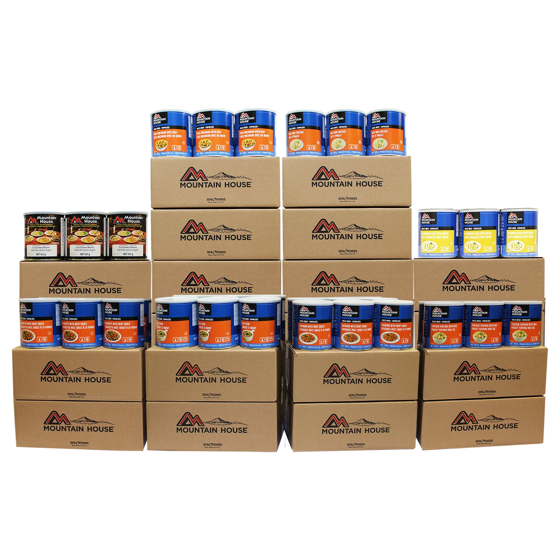 2172 Serving Breakfast, Lunch and Entree Package - 192 cans (Mountain House®)