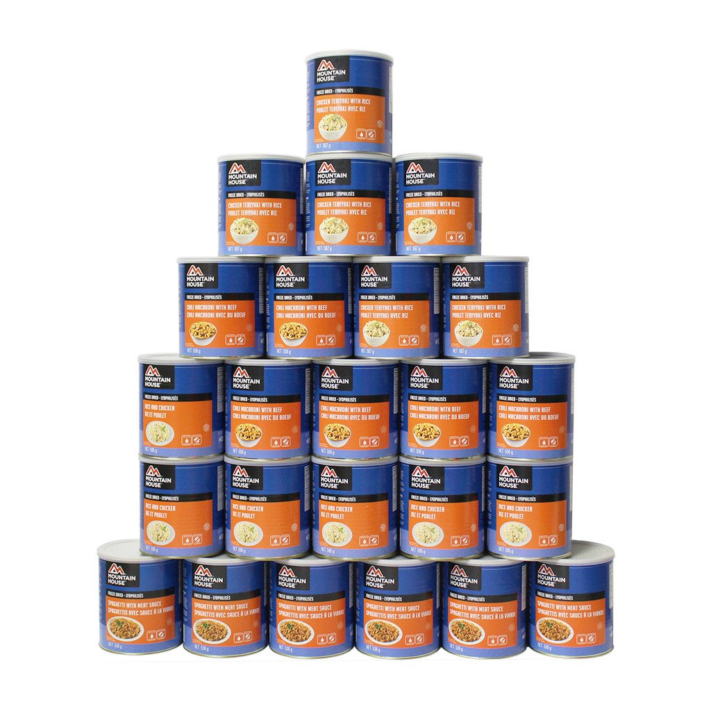 240 Serving Lunch and Entree Package - 24 cans (Mountain House®) #10 Can
