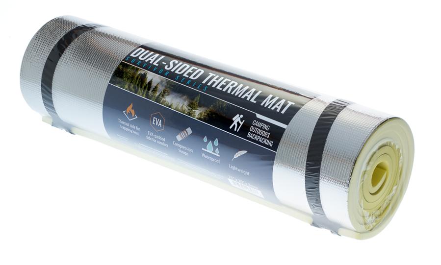 Emergency Double-Sided Outdoor Mattress rolled