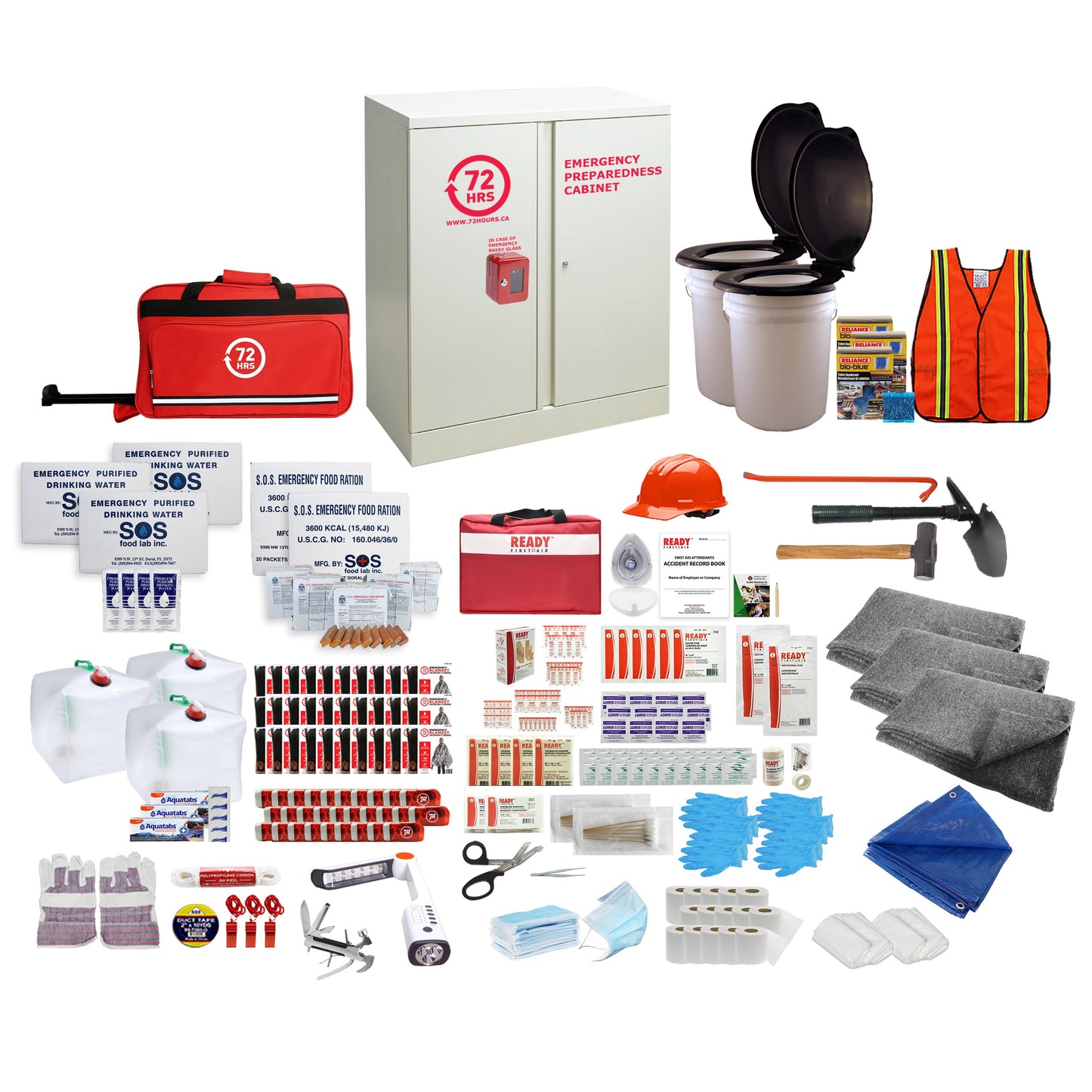 30 Person Emergency Cabinet Kit