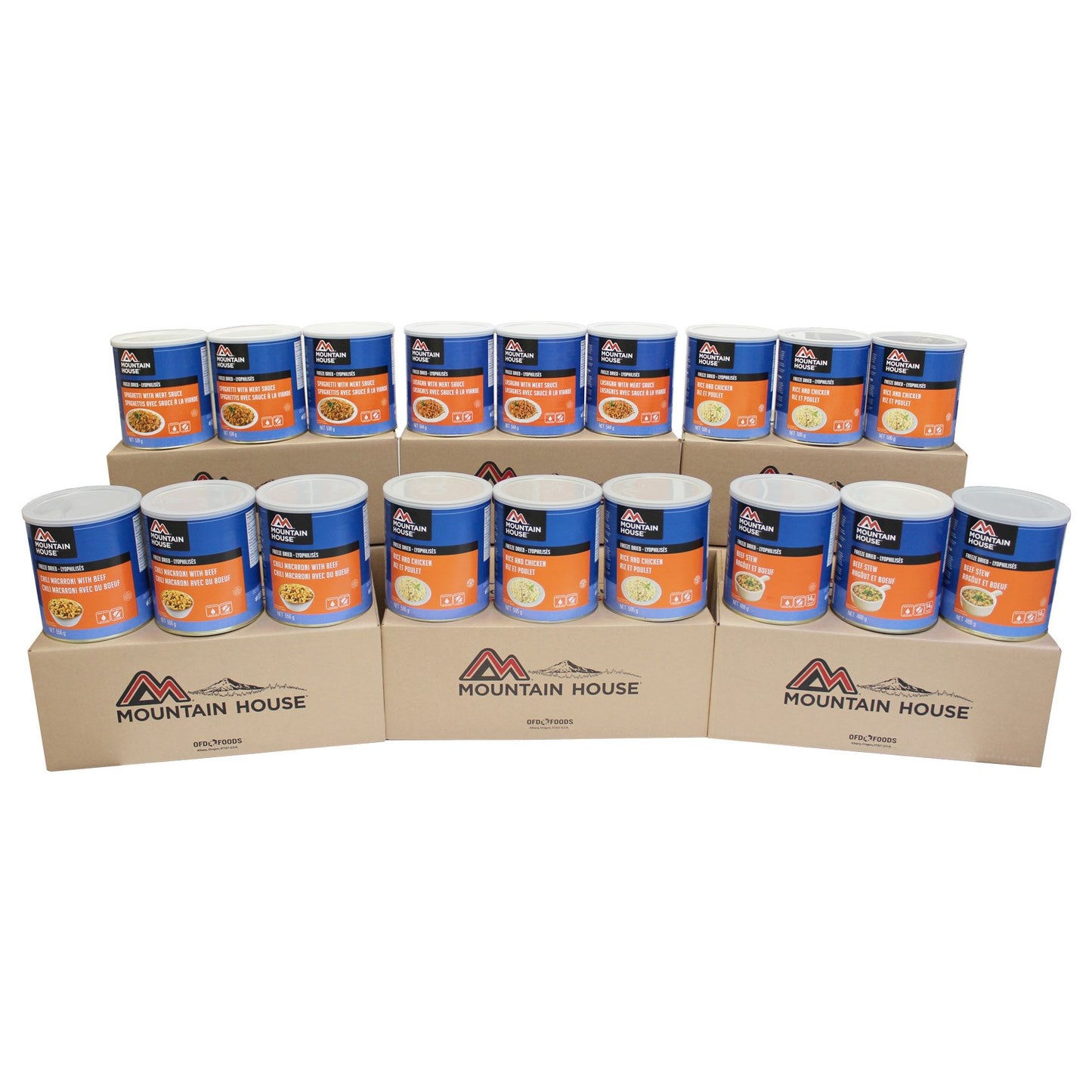 360 Serving Lunch and Entree Package - 36 cans (Mountain House®)