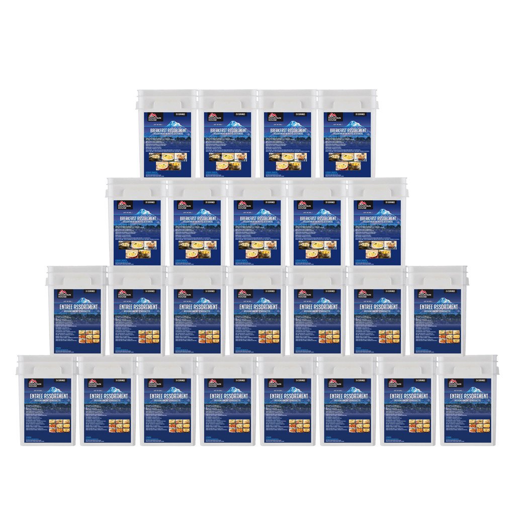 3 Month Breakfast and Entree Assortment Meal Bucket (Mountain House®)