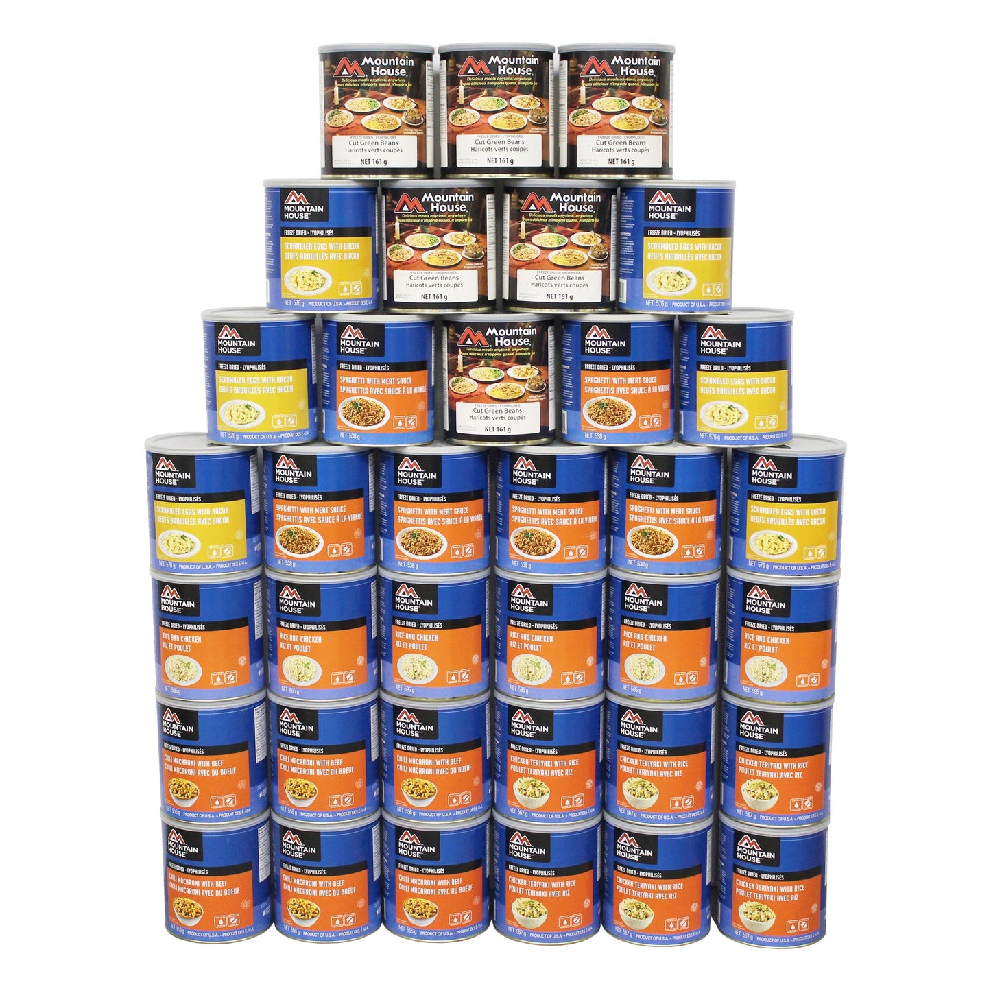 444 Serving Breakfast, Lunch and Entree Package - 36 cans (Mountain House®)