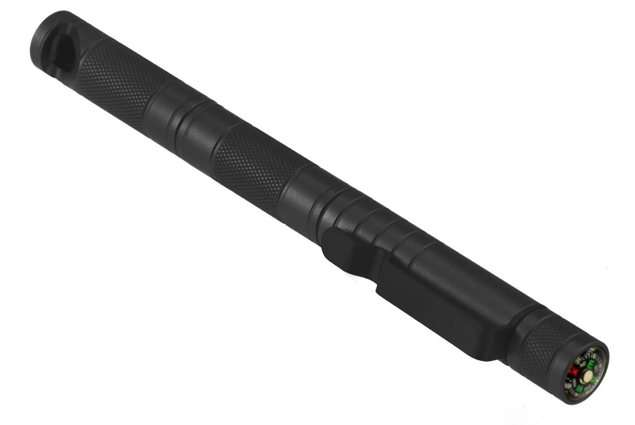 5 - 1 Compact Survival Tool, Compass, Punch, Striker, Flint, Whistle