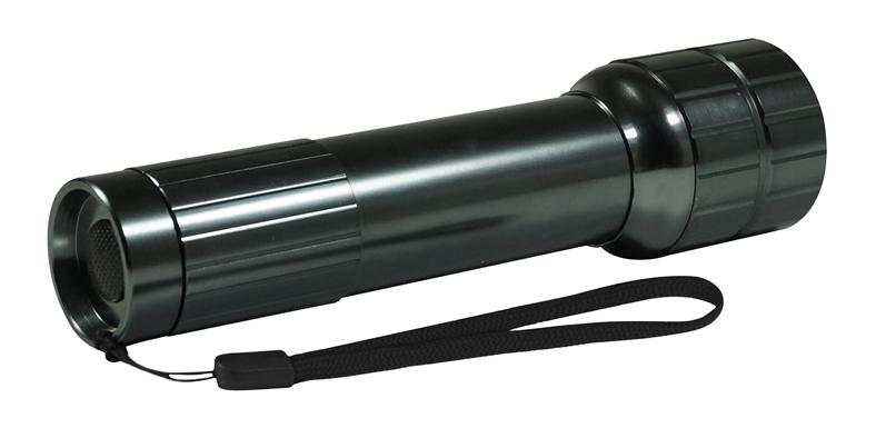 5 Watt 200 Lumens Flashlight, Titanium Aluminum Body back view