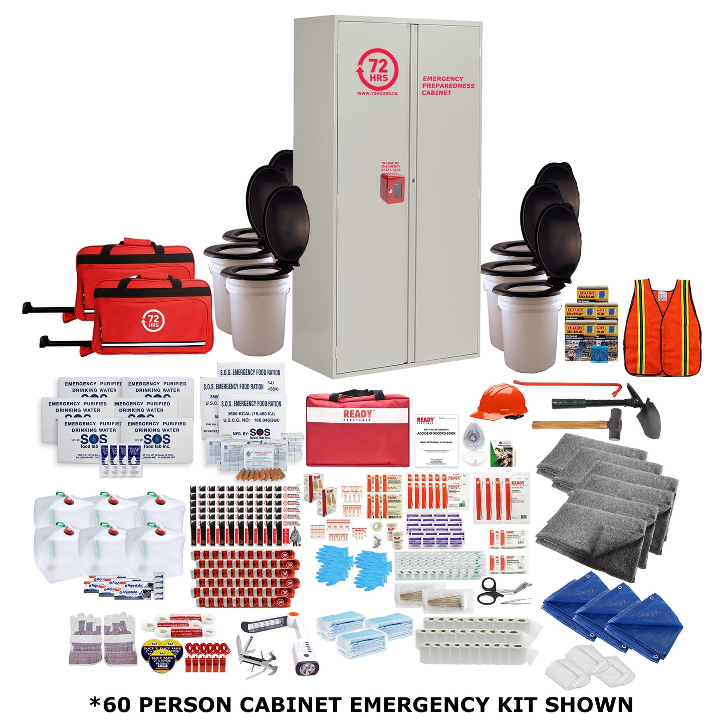 500 Person Emergency Cabinet Kit