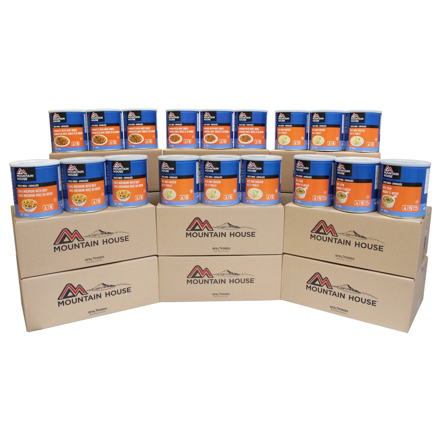 720 Serving Lunch and Entree Package - 72 cans (Mountain House®)
