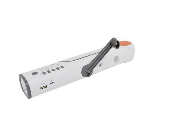 Solar Lamp LED Torch Light+Radio hand crank