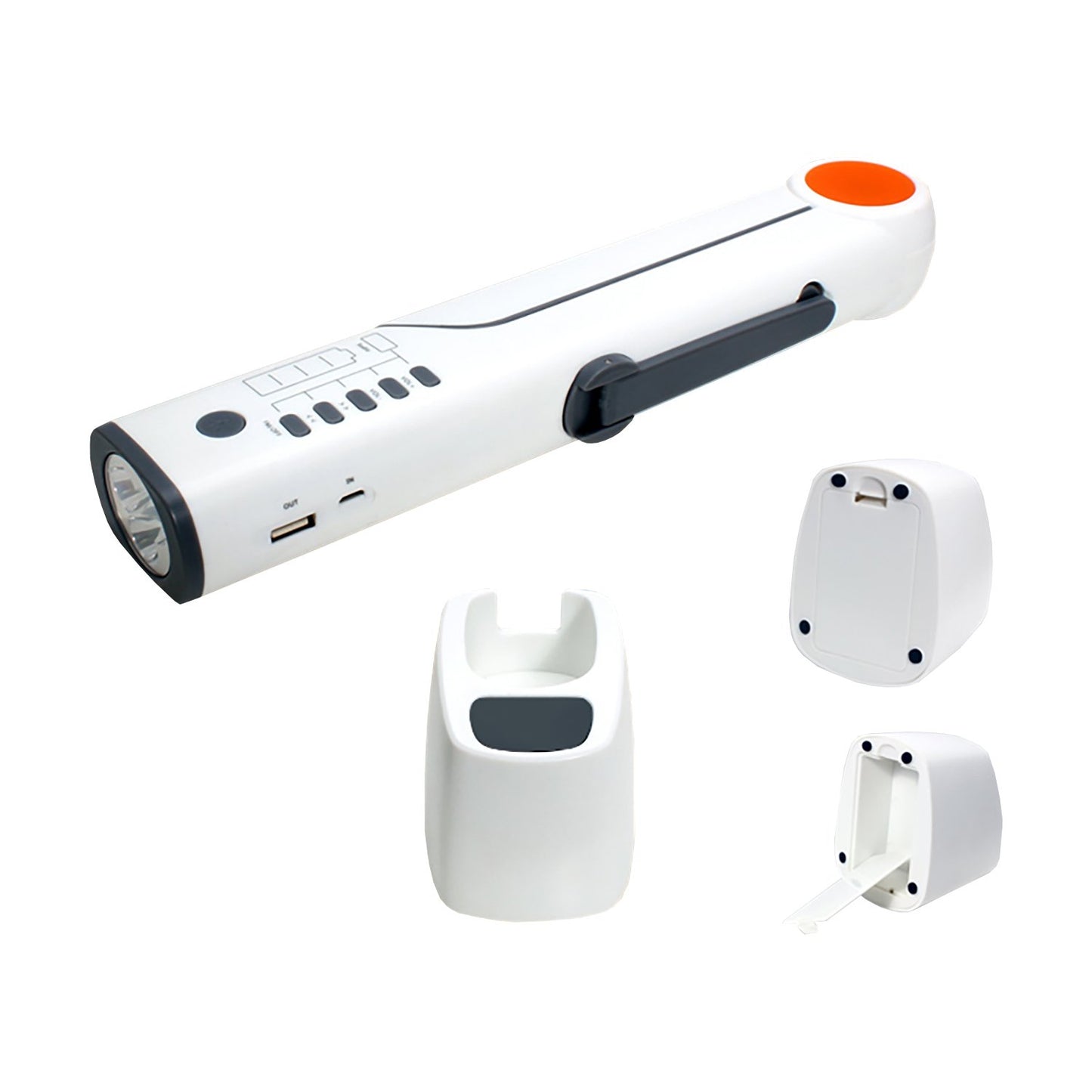 Solar Lamp LED Torch Light+Radio peripherals