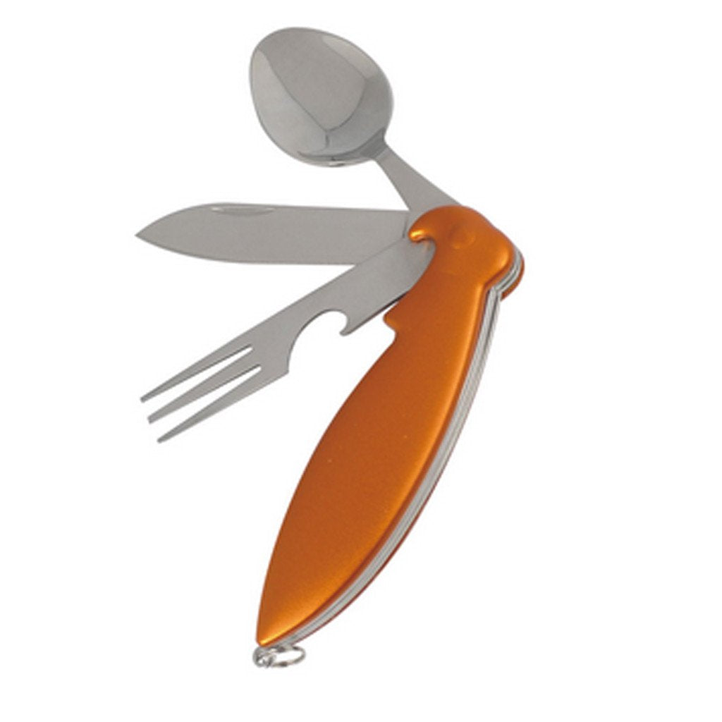 Ace Camp Foldable Parrot Cutlery  - No. 2573 opened