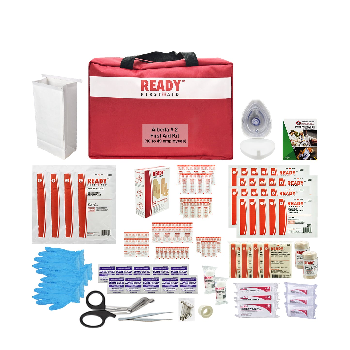 Alberta Level 2 First Aid Kit (10 to 49 employees) - Ready First Aid™