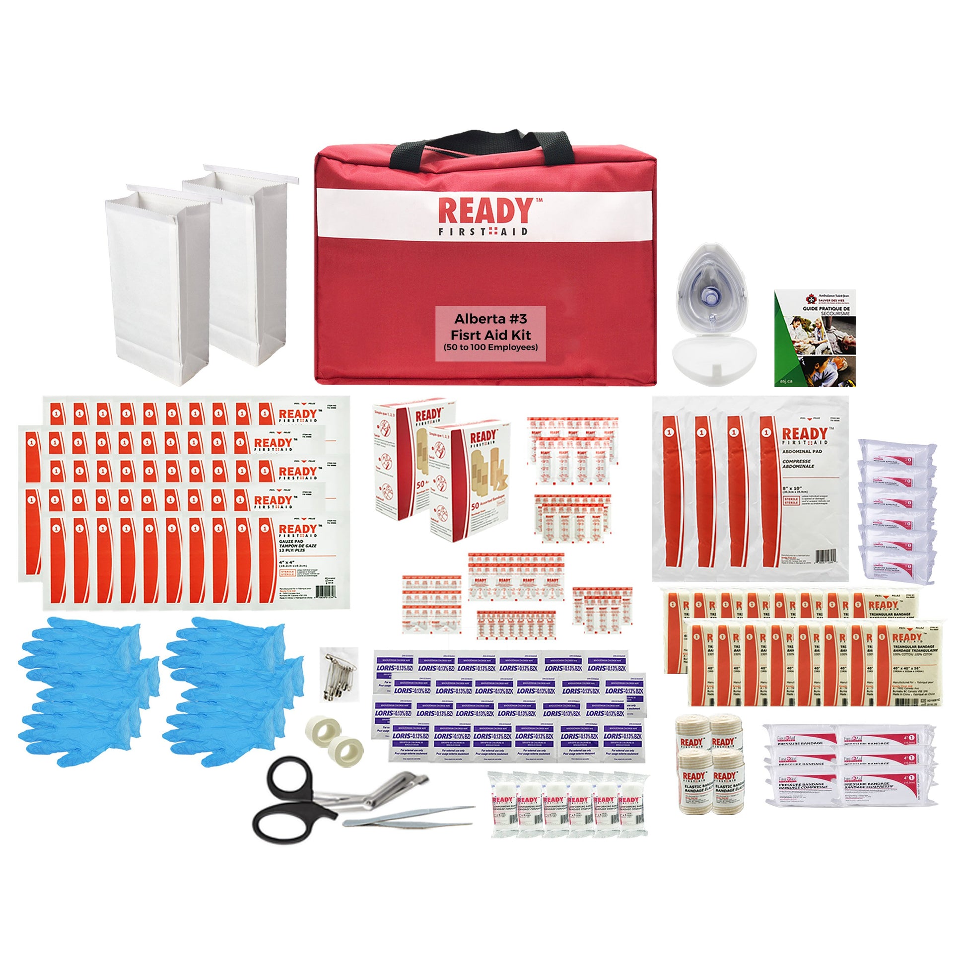Alberta Level 3 First Aid Kit with Bag
