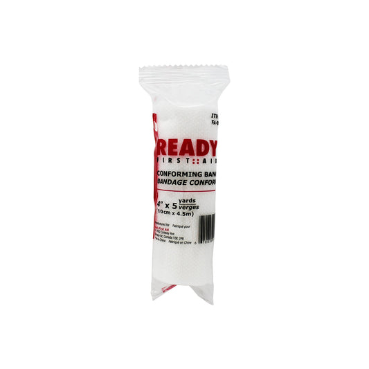 Conforming Stretch Bandage, 10.16cm x 4.5m - Ready First Aid