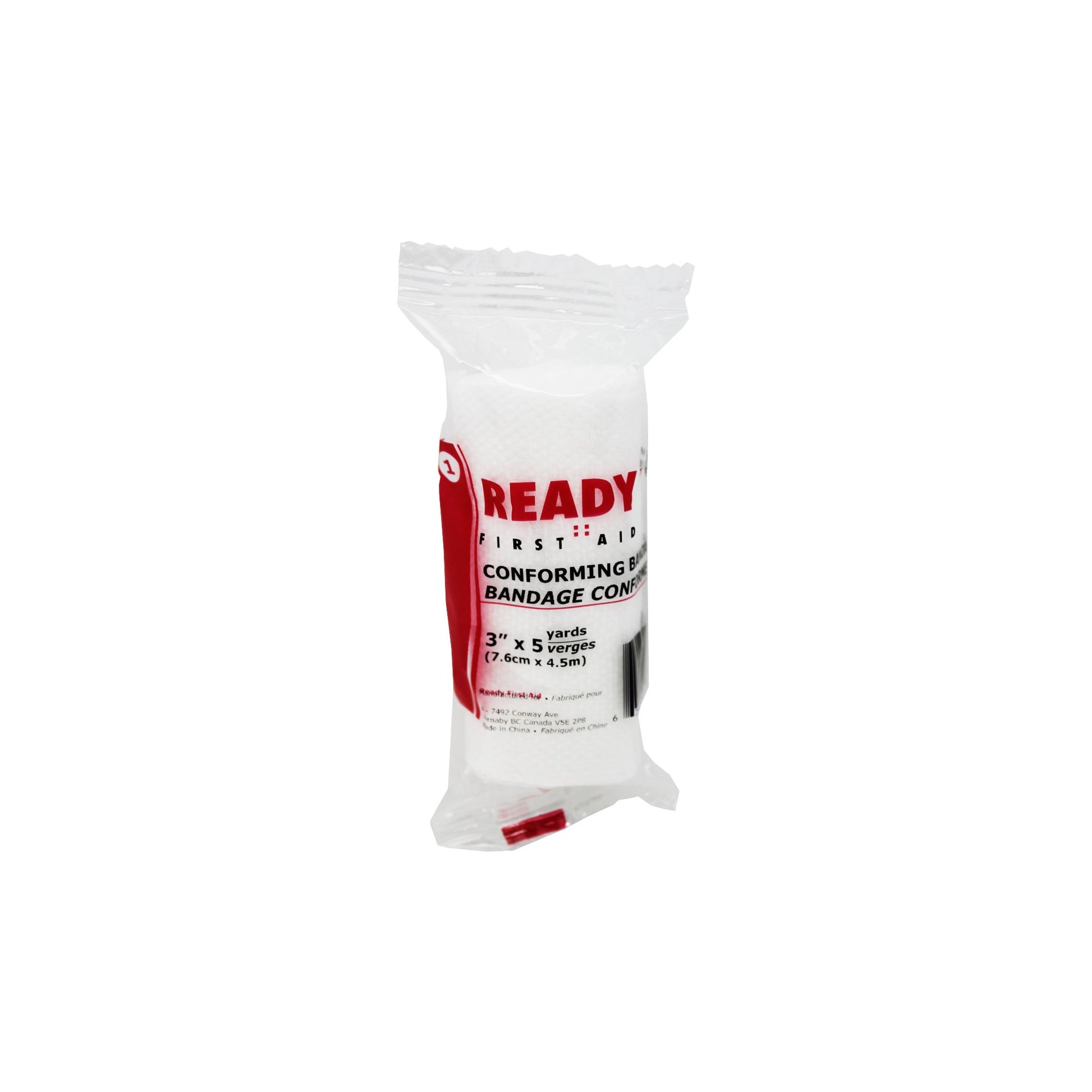 Conforming Stretch Bandage, 7.6 cm x 4.5 m - Ready First Aid