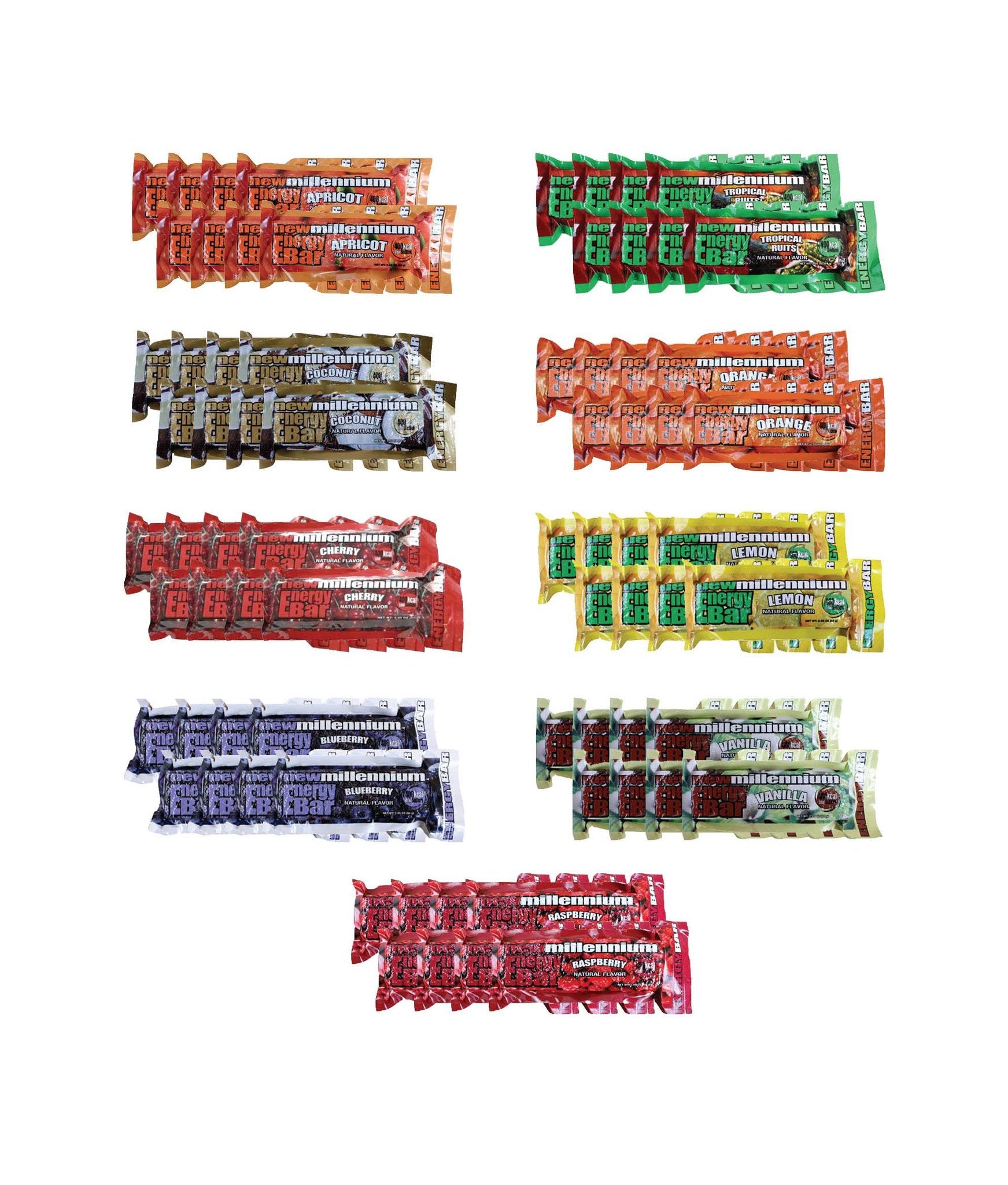 S.O.S Assorted 400 Calorie Emergency Ration 72 assortments 
