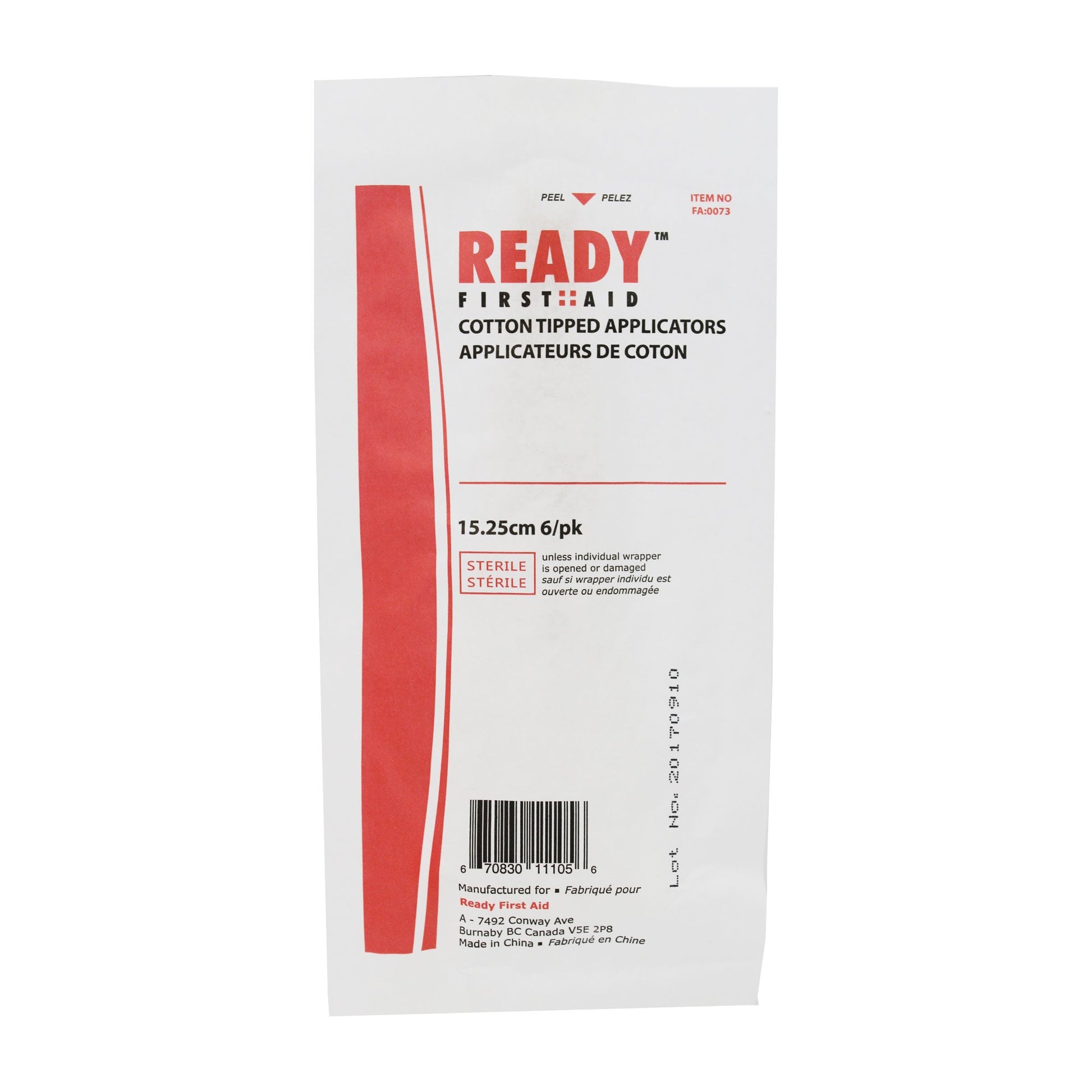 Cotton Tip Applicators 15.24cm (6/pk)