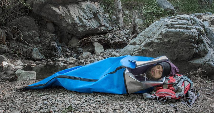 Heavy Duty Emergency Sleeping Bag for 1 outdoors