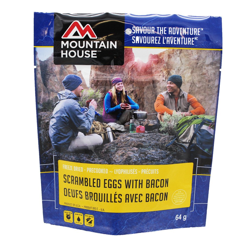 Mountain House Scrambled Eggs with Bacon Pouch Scrambled Eggs With Bacon Pouch - One Serving (Mountain House®)
