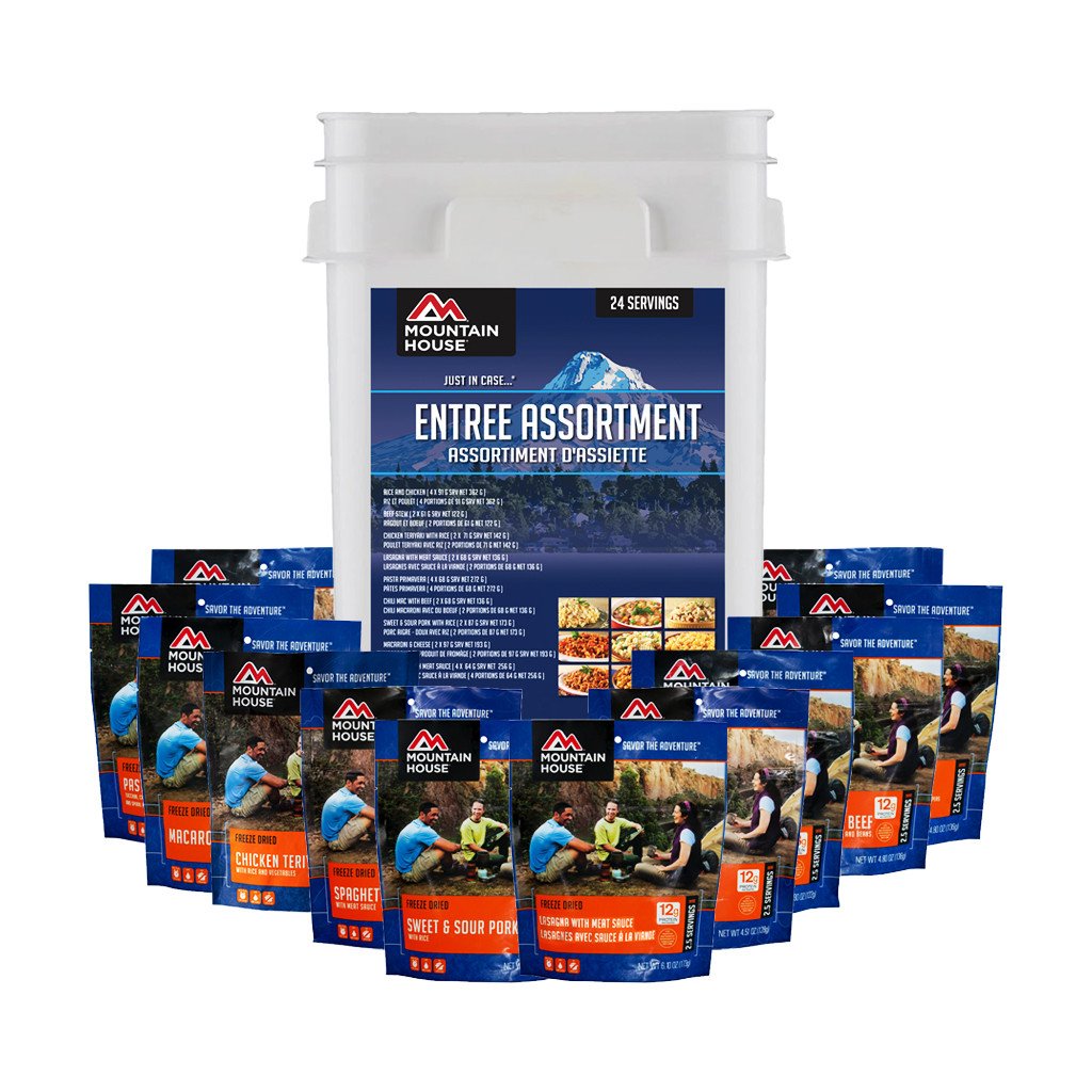 Entree Assortment Bucket - 12 Pouches (Mountain House®)