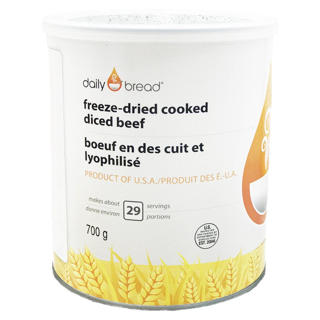 Can of Daily Bread® Freeze-Dried Cooked Diced Beef