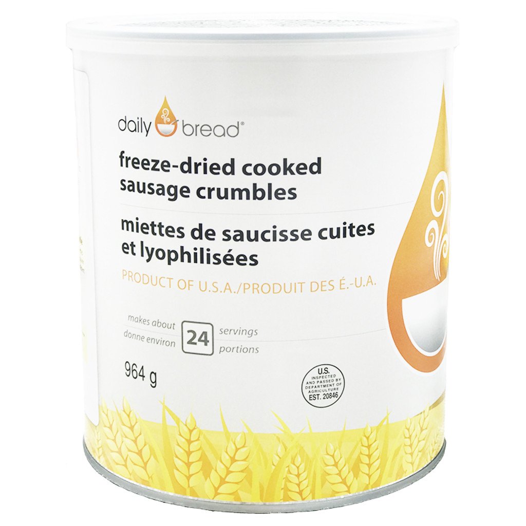 Can of Daily Bread® Freeze-Dried Sausage Crumble