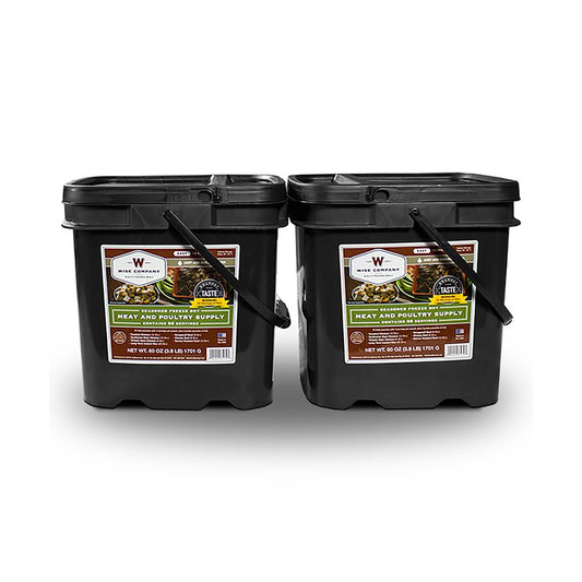 Wise 120 Servings Emergency Freeze Dried Meat with Rice