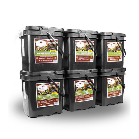 Wise 360 Servings Emergency Freeze Dried Meat with Rice