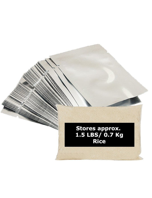 1/2 Gallon Mylar Bag (Without Ziplock) Case of 100  - 5.0 Mils: 20.30cm x 35.50cm (8 inches x 14 inches)