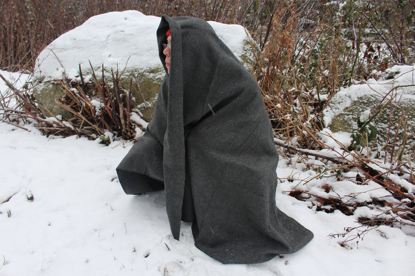 Wool Blanket 80% wool outdoors