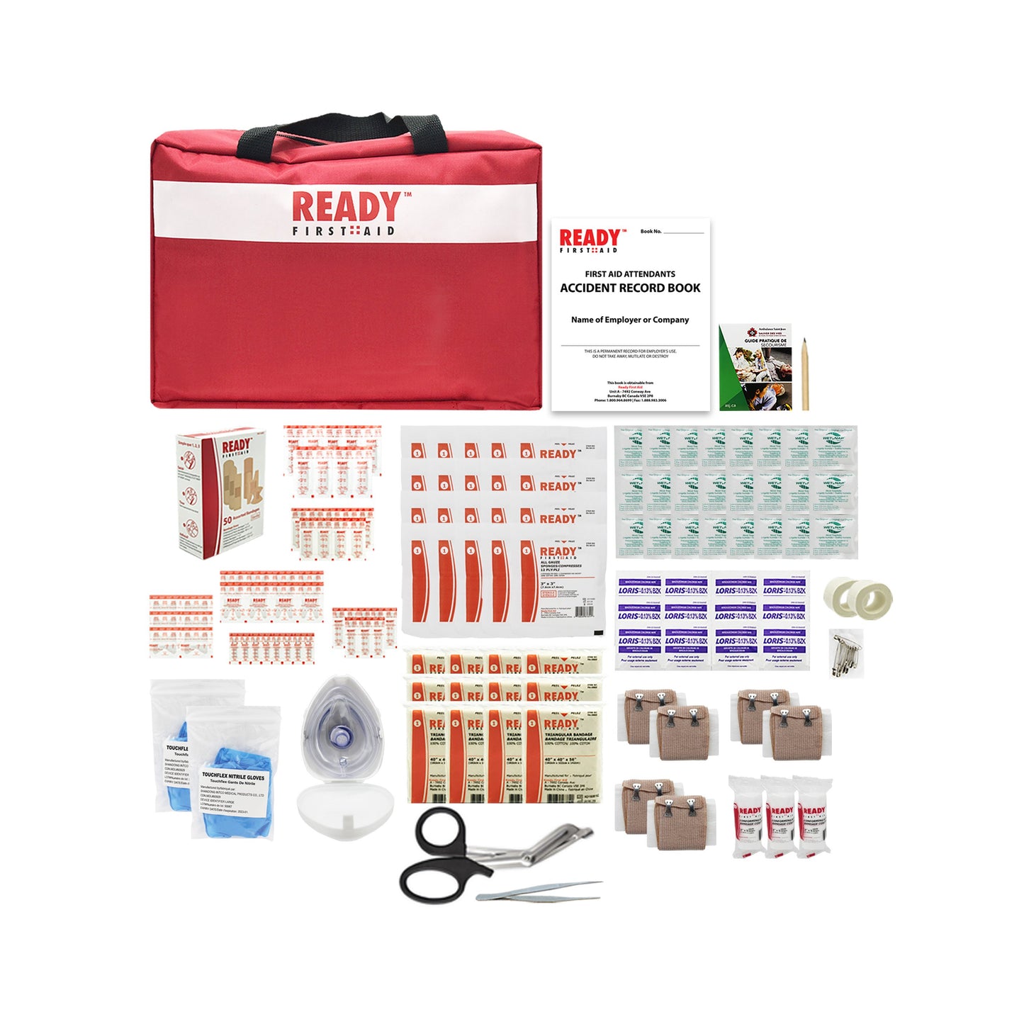 Prince Edward Island Level 3 Minimum Regulation First Aid Kit for 16 - 100 Employees