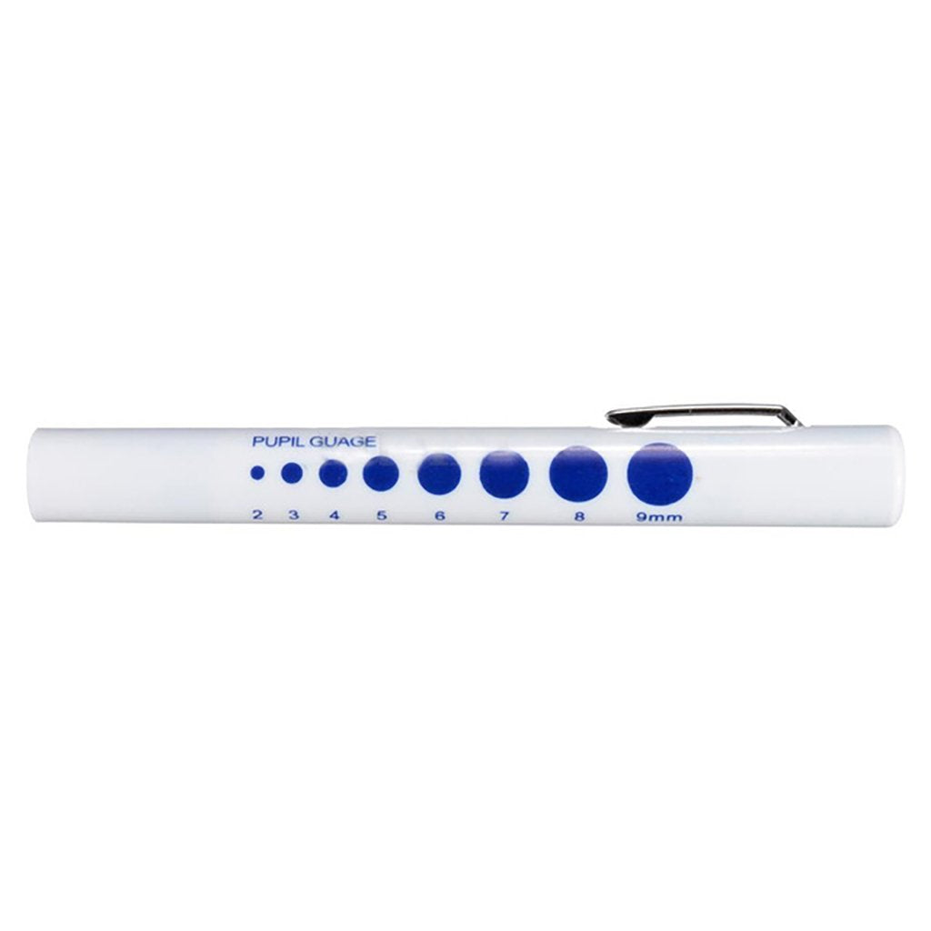 Disposable Paramedic Flashlight with Pupil Gauge
