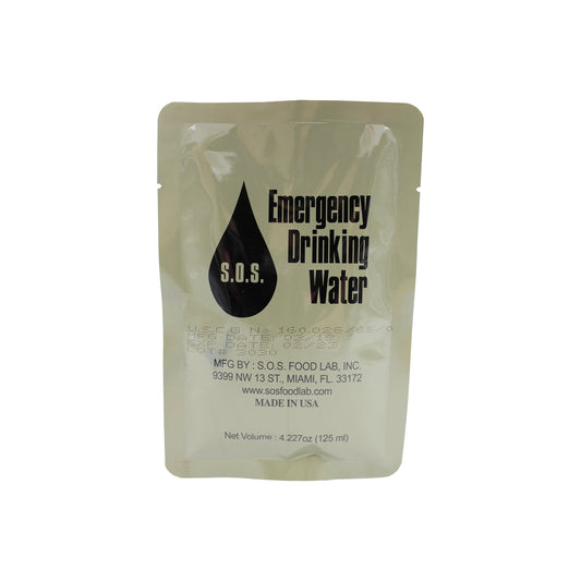 S.O.S Emergency Drinking Water 125ml - Military Water
