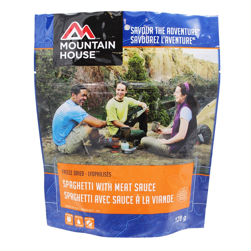 Spaghetti with Meat Sauce Pouch - Two Serving (Mountain House®)