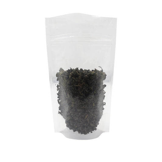 2 oz Double Sided Clear 5.0 Mil Stand Up Barrier Pouch - 16.5cm x 10.0cm x 2.6cm (6.50 in x 3.94 in x 1.02 in)