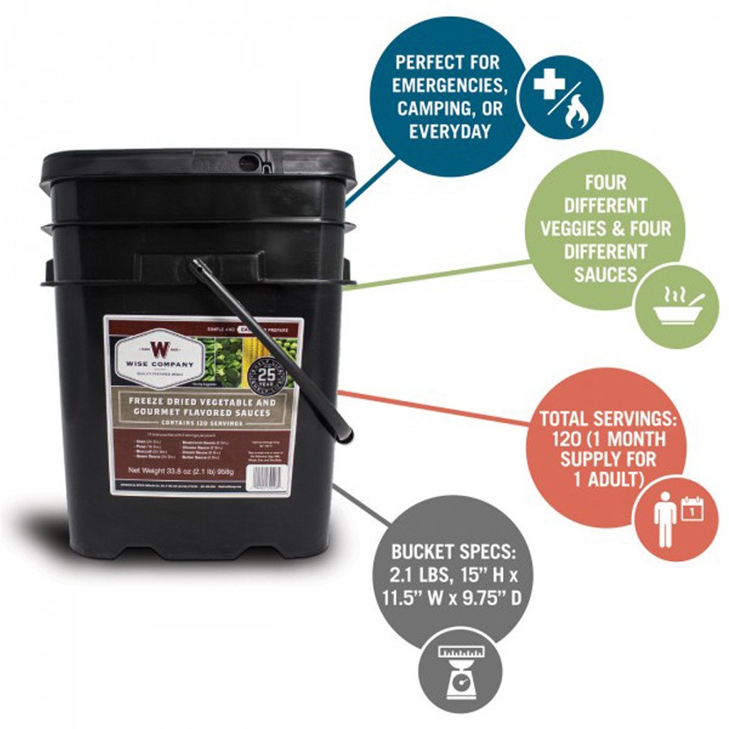 Wise 720 Serving Vegetable Bucket Combo