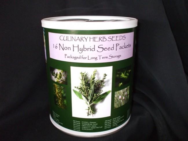Culinary Herb Garden Preparedness Seeds