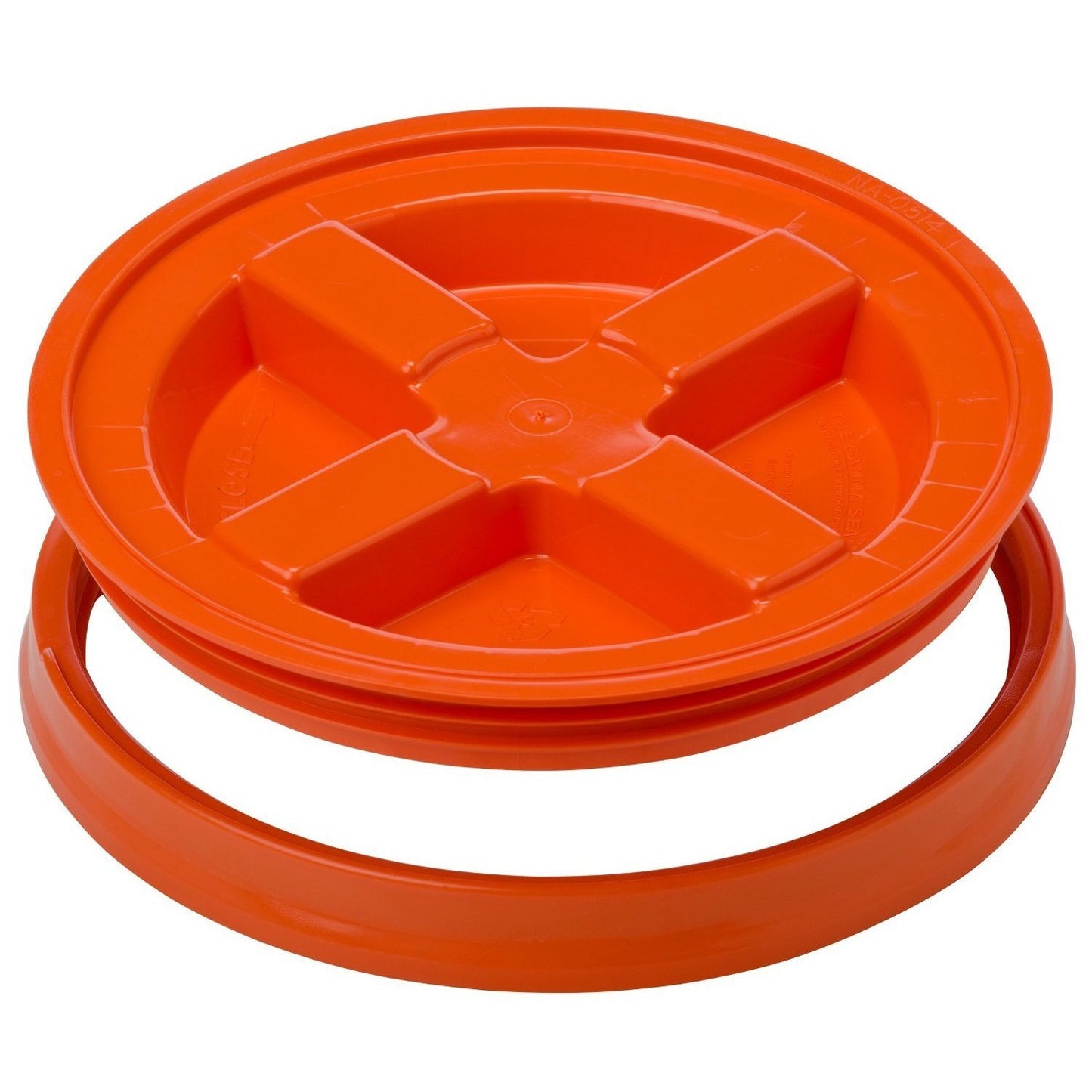 Gamma Seal Lid - Orange (3.5 to 7.9 Gallon Bucket)