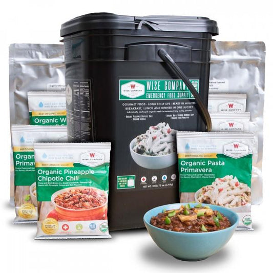 Wise 90 Servings - Organic Emergency Freeze Dried Food