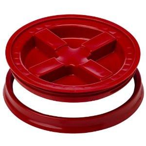 Gamma Seal Lid - Red (3.5 to 7.9 Gallon Bucket)