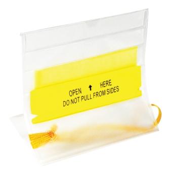 Waterproof Resealable Storage Pouch (5-Inch X 7 1/4-Inch) PVC Material